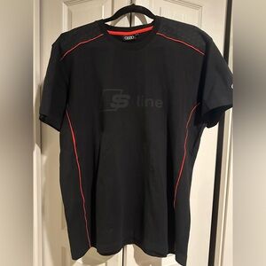 Audi S Line Black and Red Men's Short Sleeve Tee